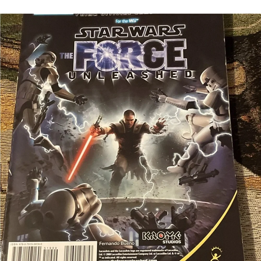 STAR WARS: THE FORCE UNLEASHED: PRIMA OFFICIAL GAME GUIDE for Wii XBOX 360 PS3